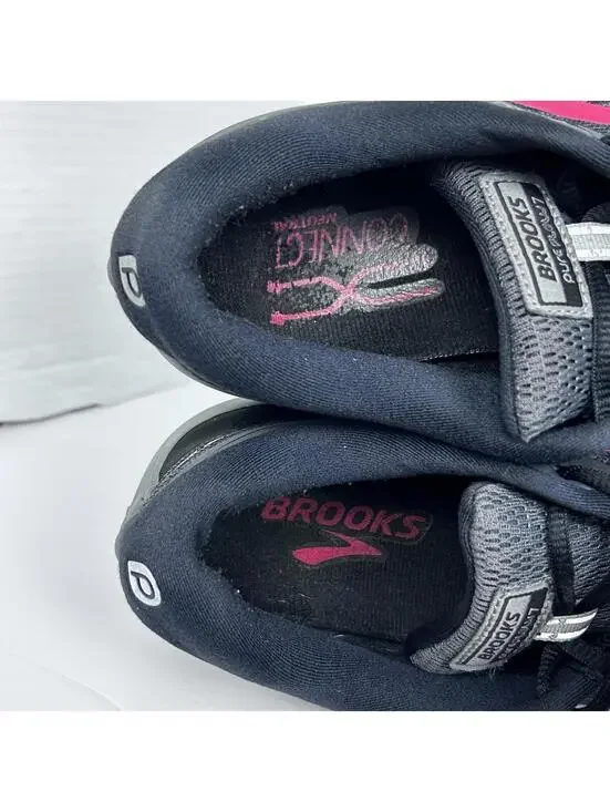 Brooks Pure Flow 7 Running Sneaker Shoes Womens US 10.5 B Black Lace-Up Low Top - Picture 10 of 16